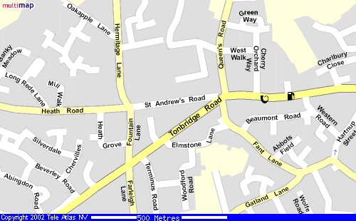 Map of Barming Area